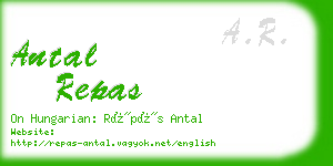 antal repas business card